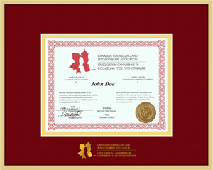 Satin Gold metal with double mat board and gold CCPA foil embossed logo